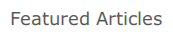 Featured Articles